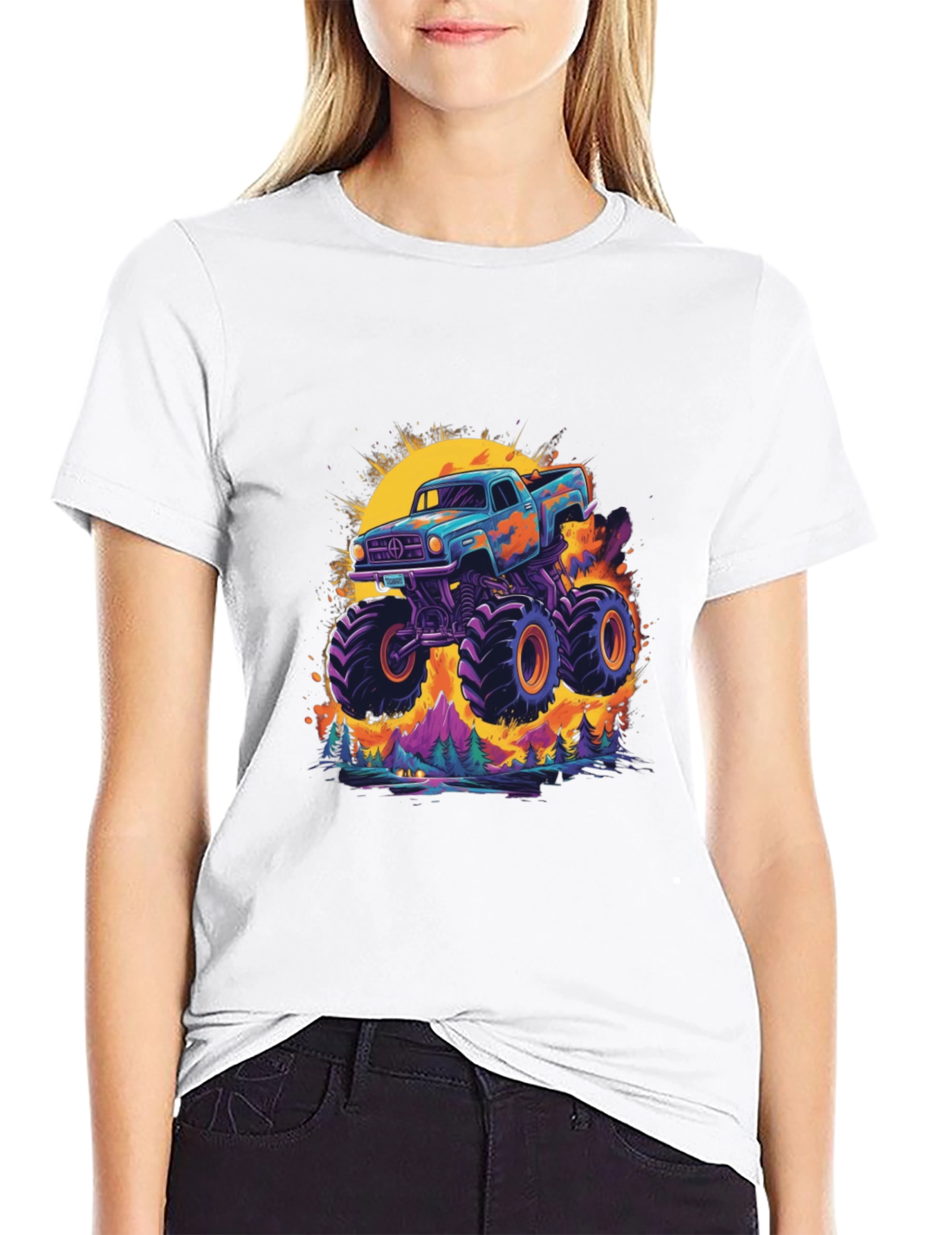 Monster Truck Graphic Tee - Bold & Unique