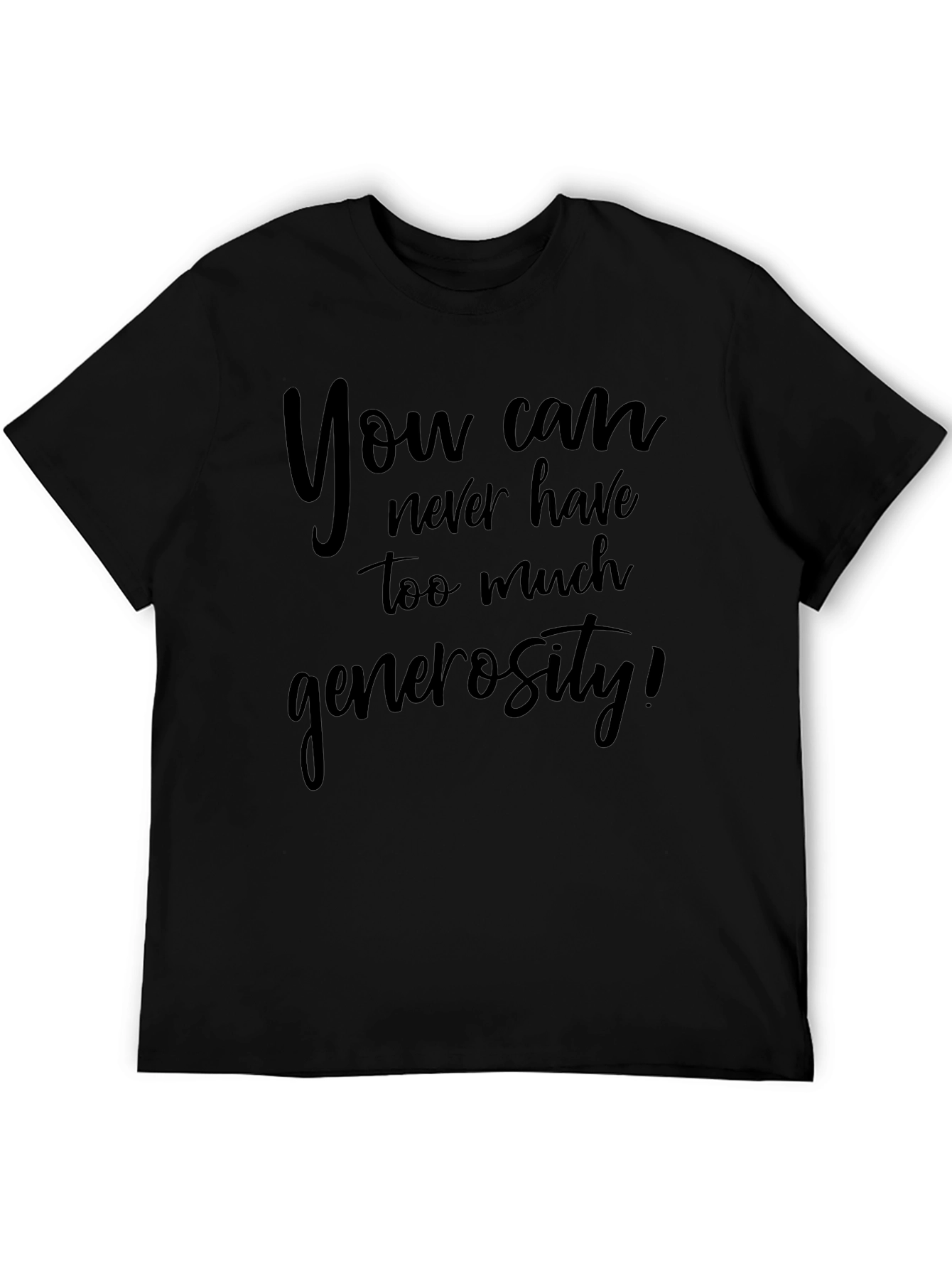 Generosity Graphic Tee - Stylish Comfort
