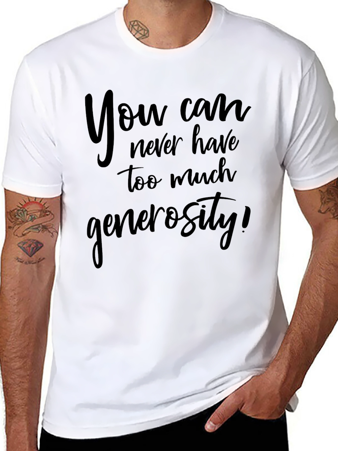 Generosity Graphic Tee - Stylish Comfort