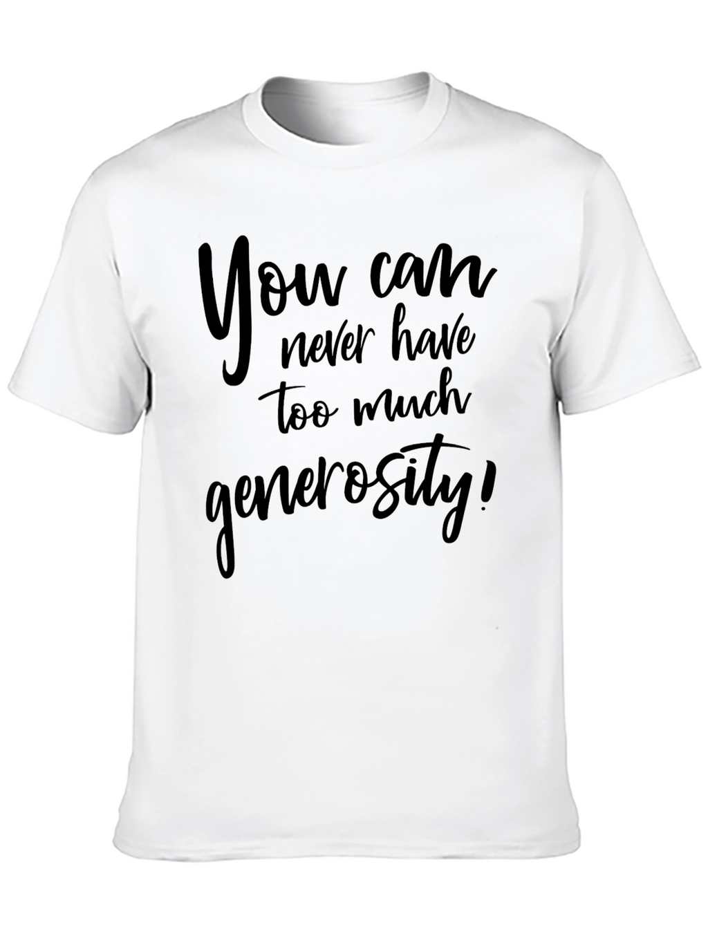 Generosity Graphic Tee - Stylish Comfort