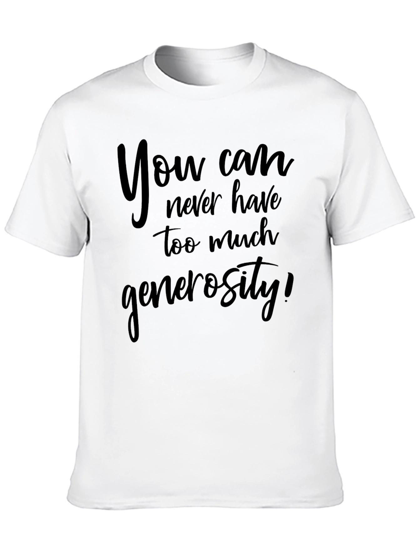 Generosity Graphic Tee - Stylish Comfort