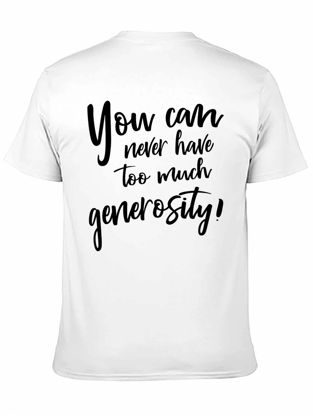 Generosity Graphic Tee - Stylish Comfort