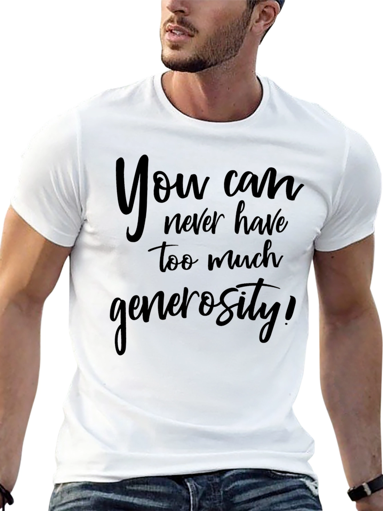 Generosity Graphic Tee - Stylish Comfort