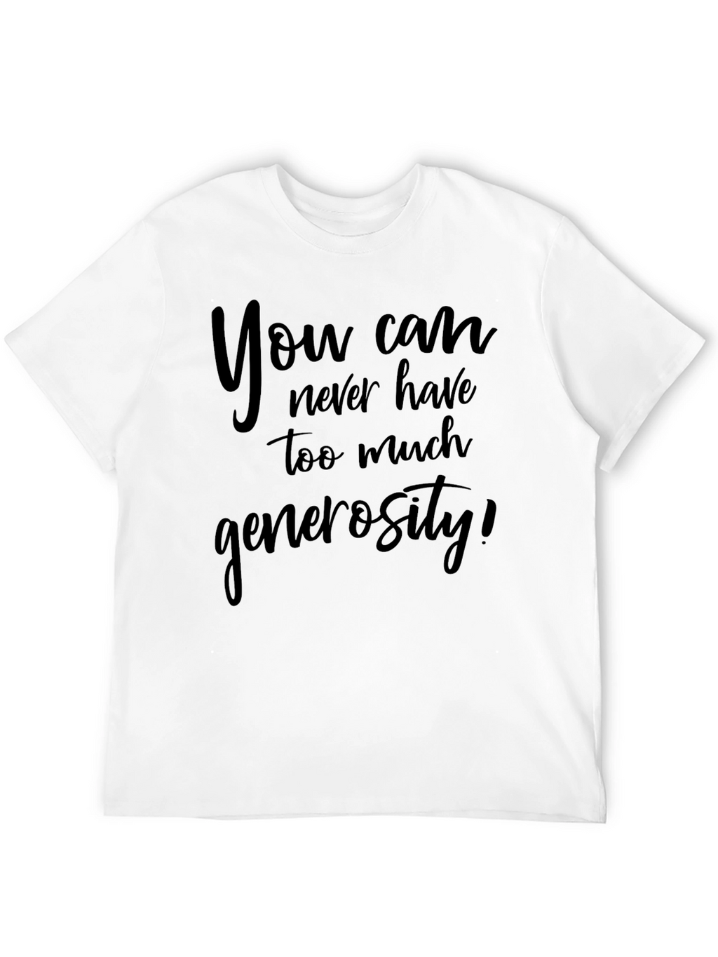 Generosity Graphic Tee - Stylish Comfort