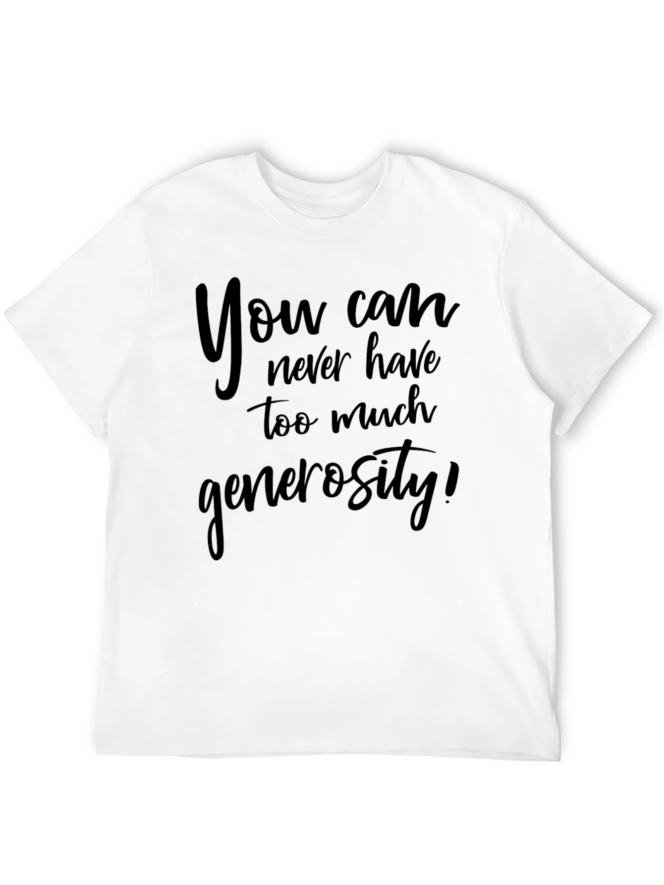 Generosity Graphic Tee - Stylish Comfort