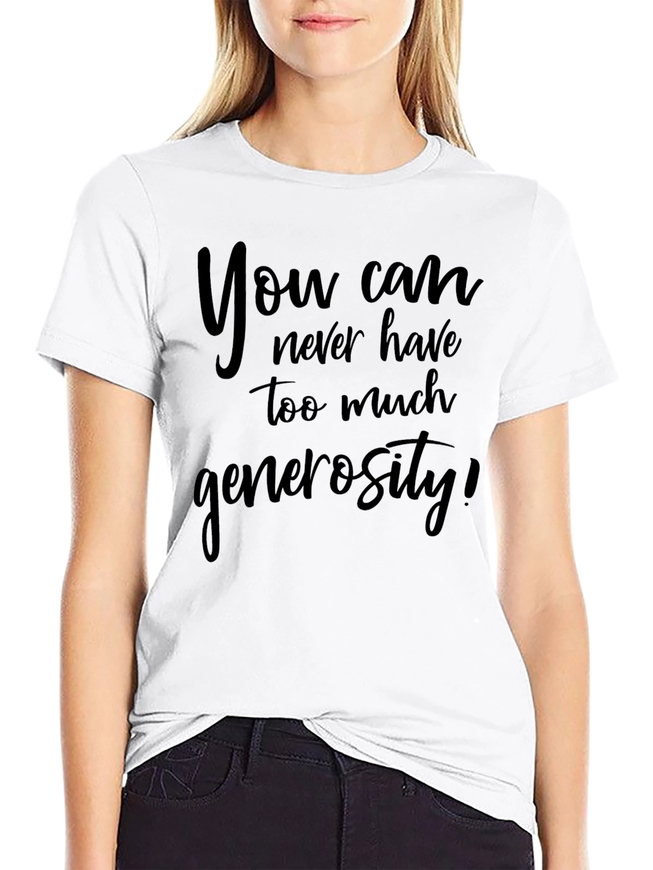 Generosity Graphic Tee - Stylish Comfort