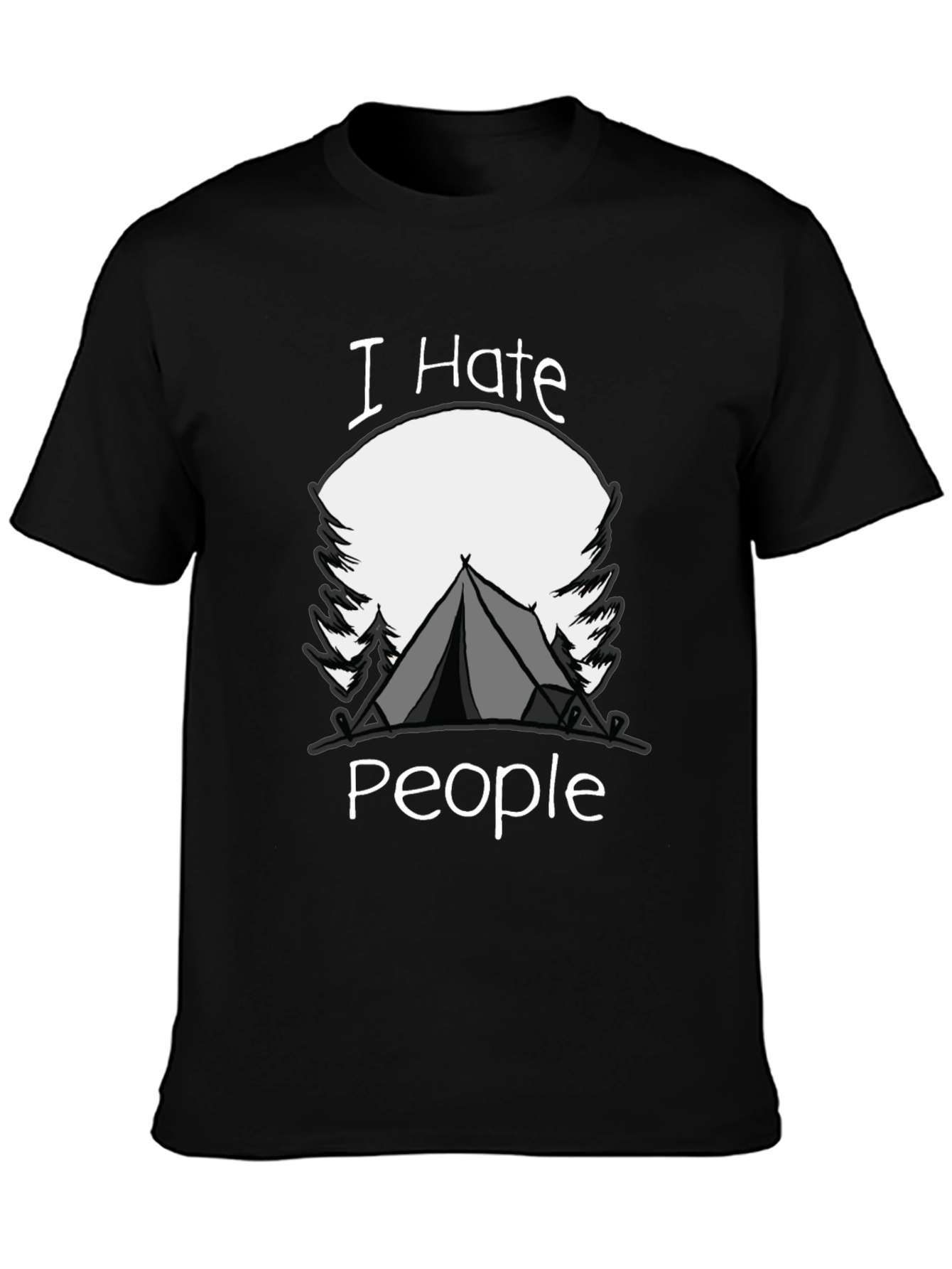 I Hate People Camping T-Shirt