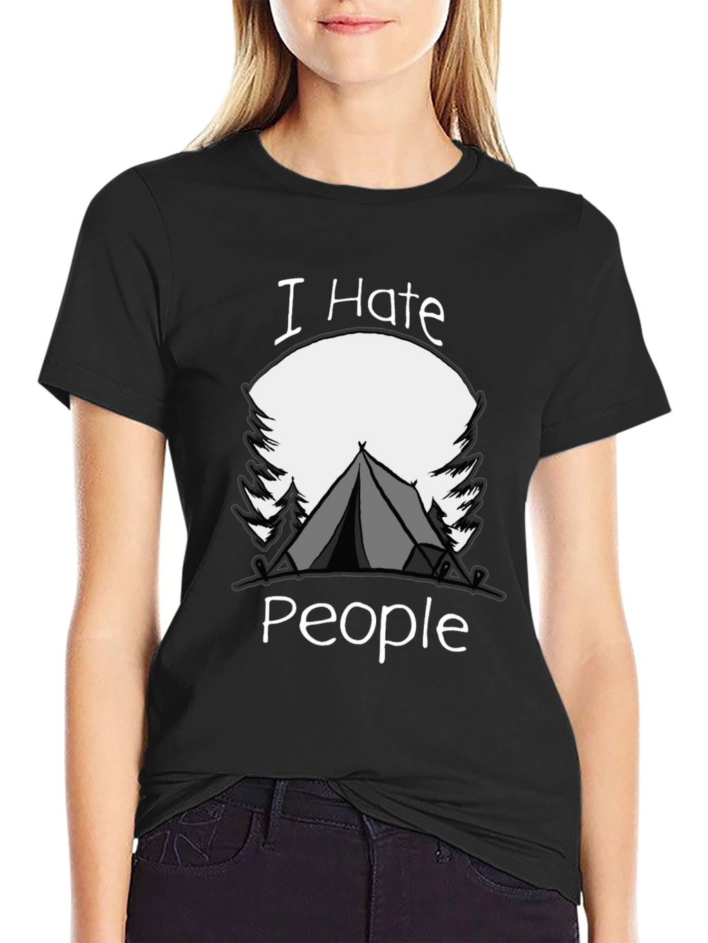 I Hate People Camping T-Shirt