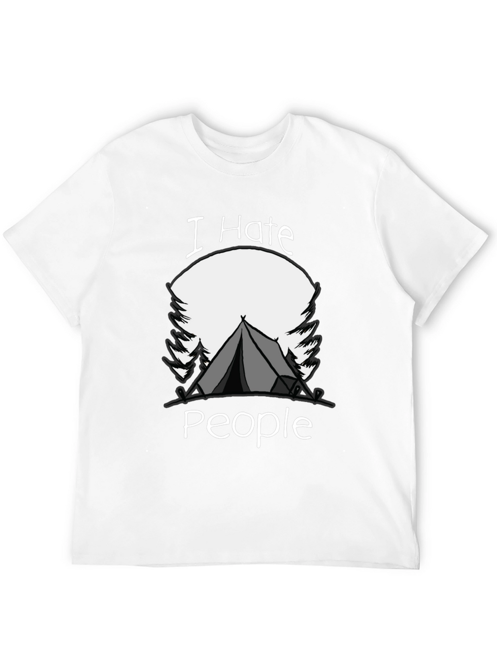 I Hate People Camping T-Shirt