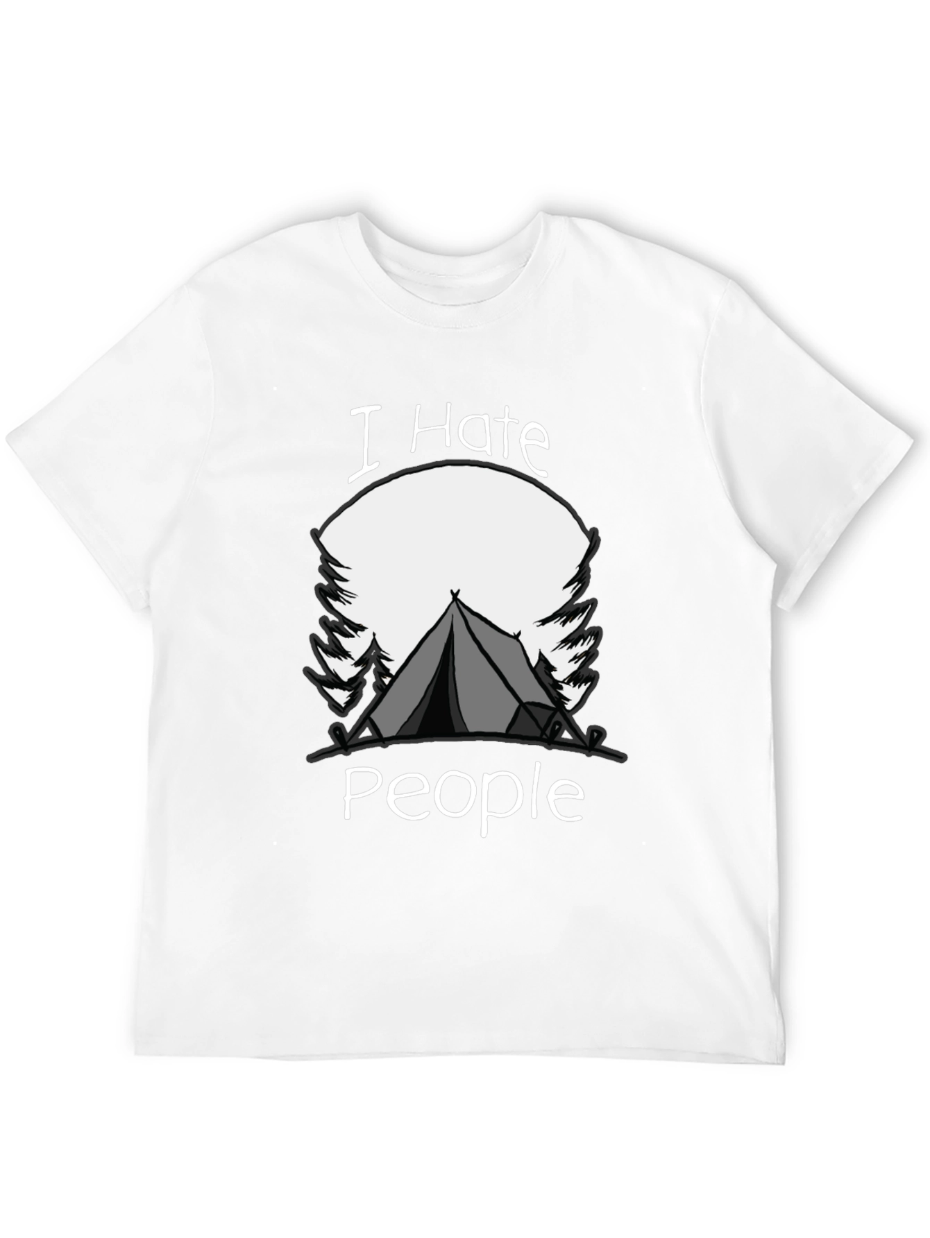 I Hate People Camping T-Shirt
