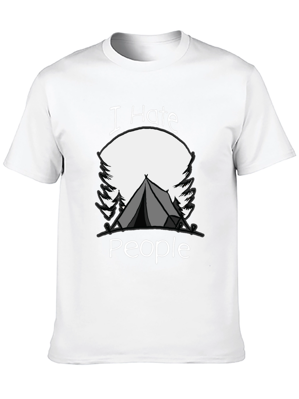 I Hate People Camping T-Shirt