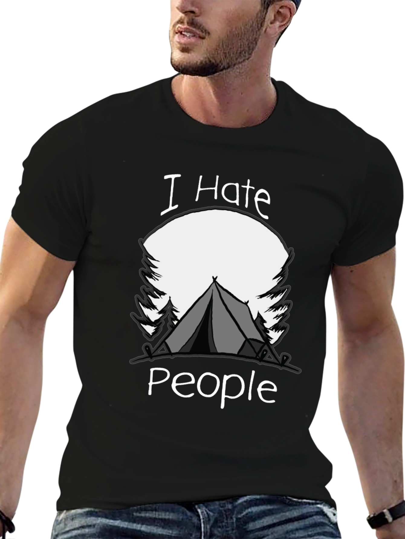 I Hate People Camping T-Shirt