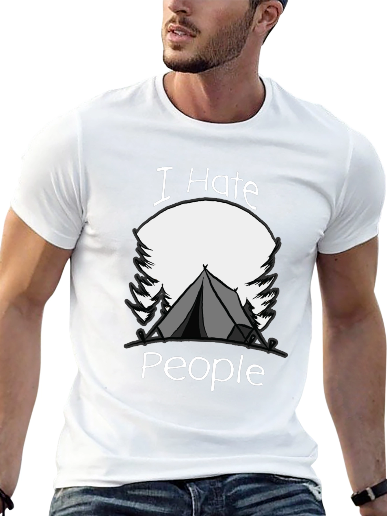 I Hate People Camping T-Shirt