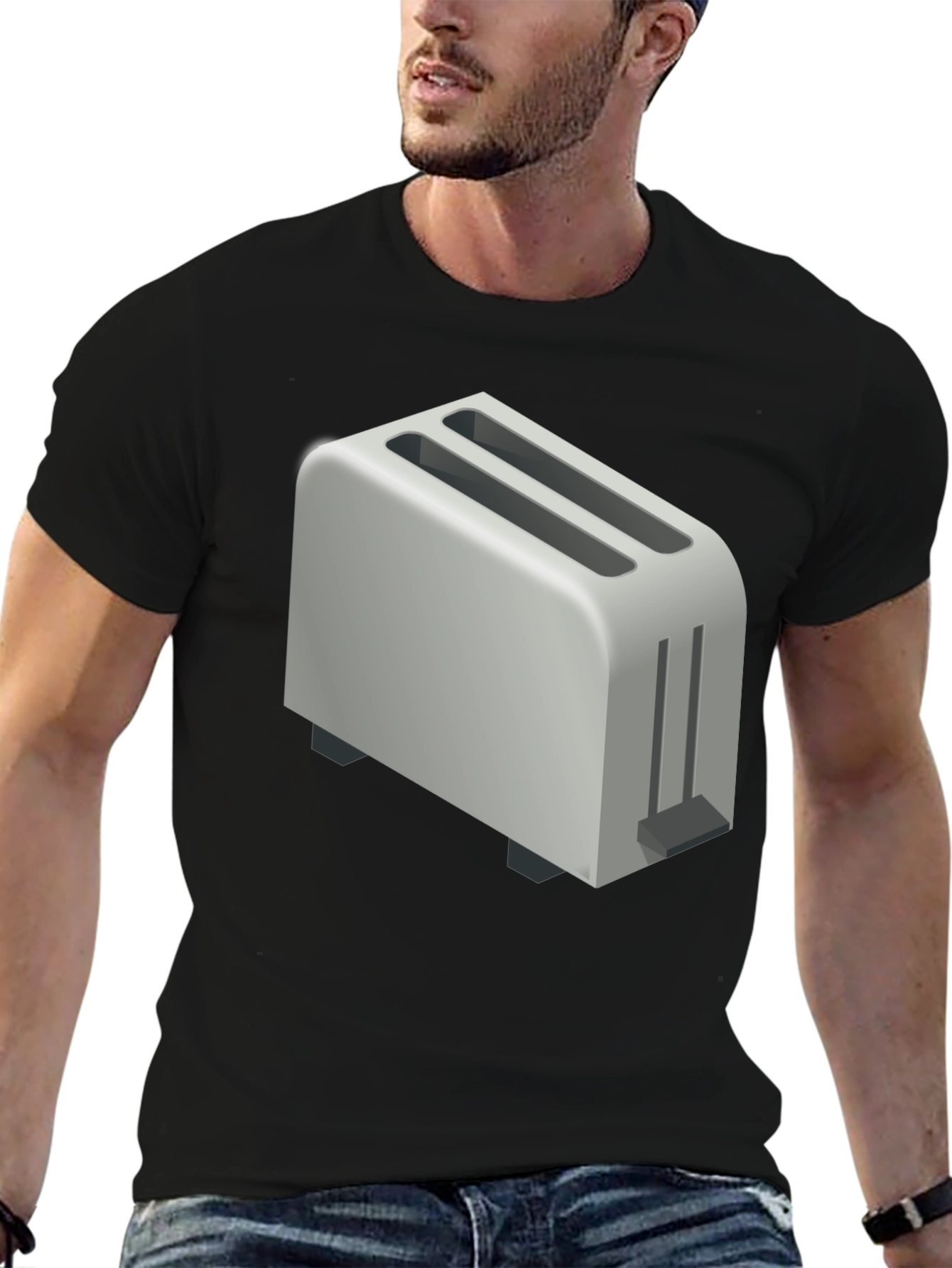 Toaster Graphic T-Shirt - Novelty Tee for Bread Lovers