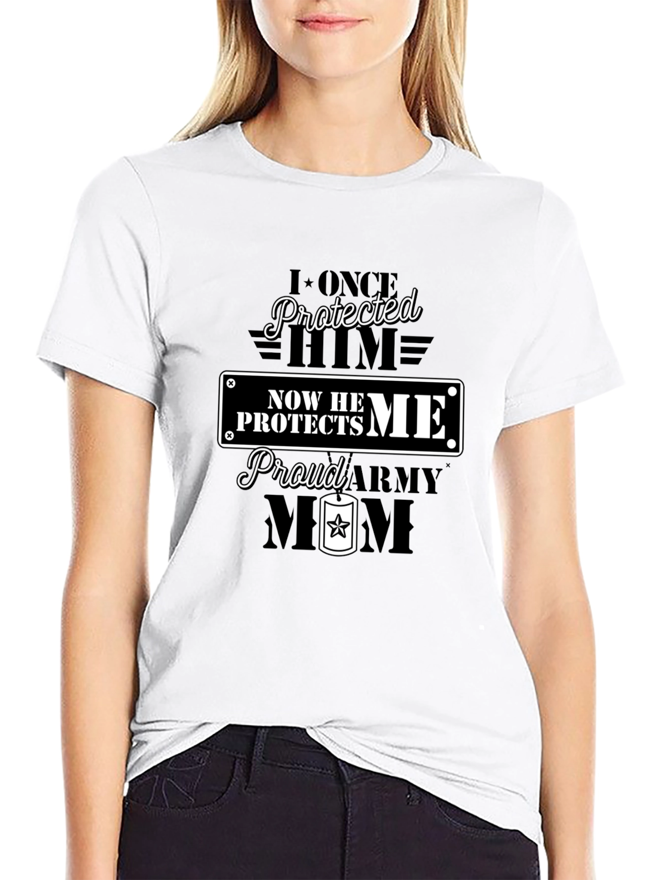Proud Army Mom Graphic Tee