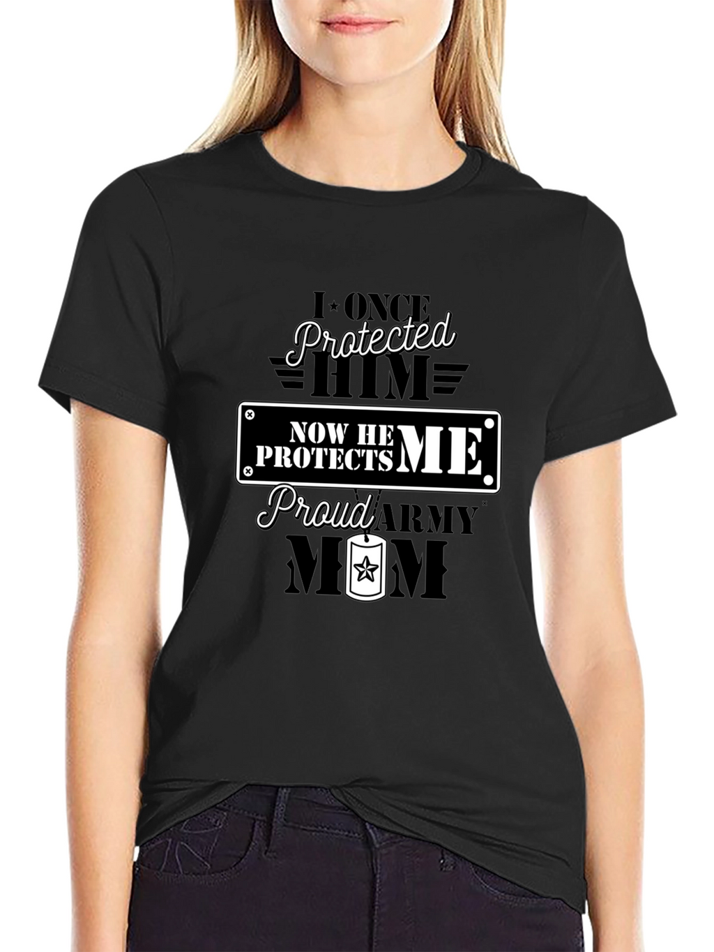 Proud Army Mom Graphic Tee