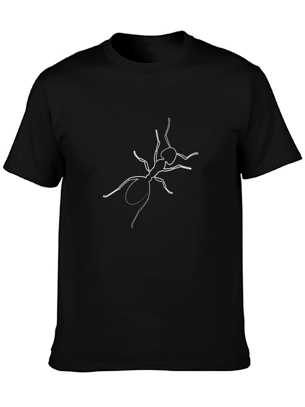 Ant Outline Graphic Tee - Minimalist Design
