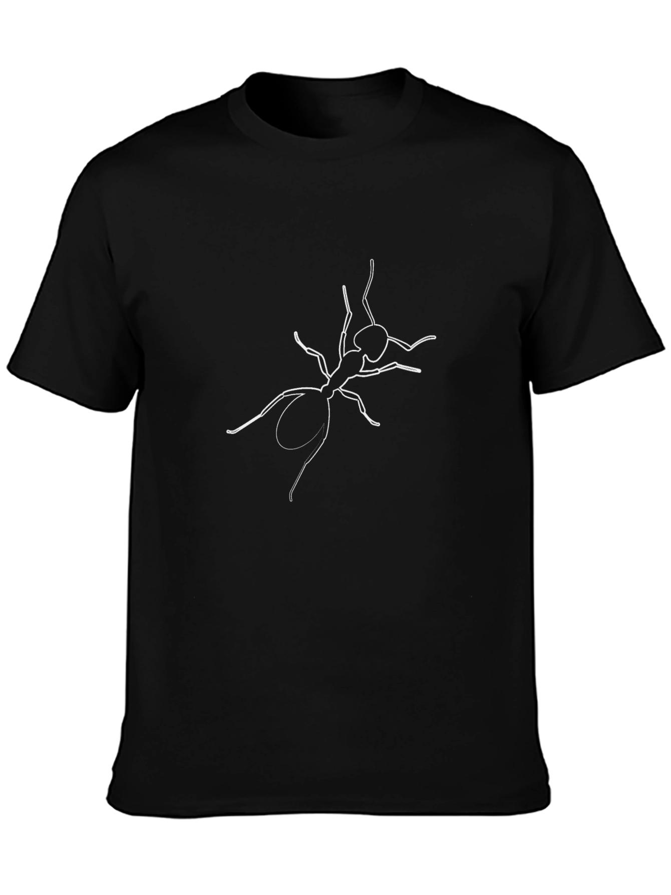 Ant Outline Graphic Tee - Minimalist Design