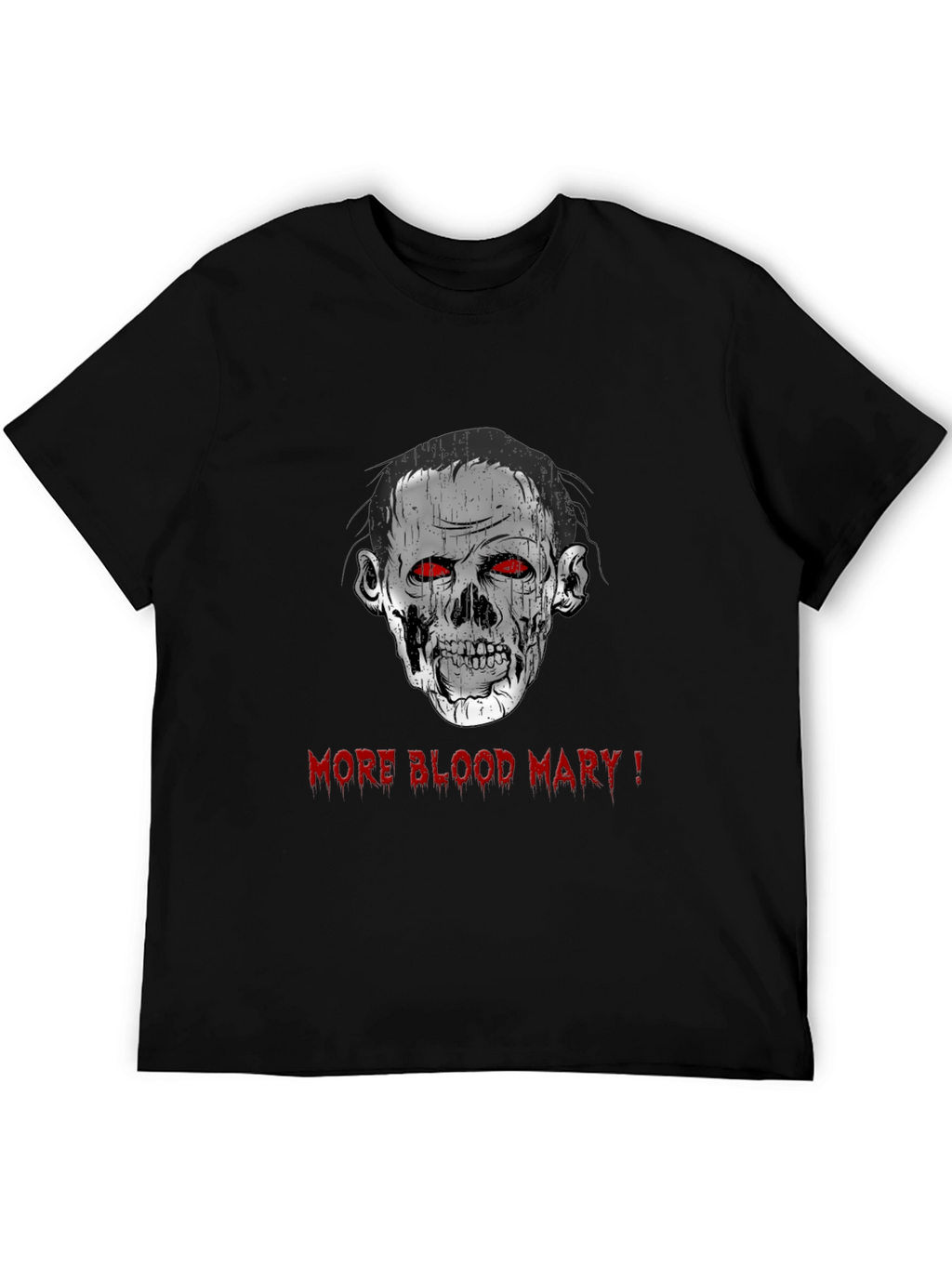 Zombie More Blood Mary! Graphic Black T-Shirt