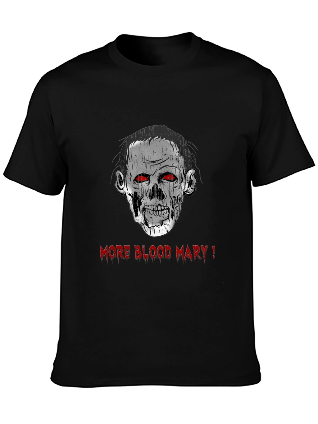 Zombie More Blood Mary! Graphic Black T-Shirt
