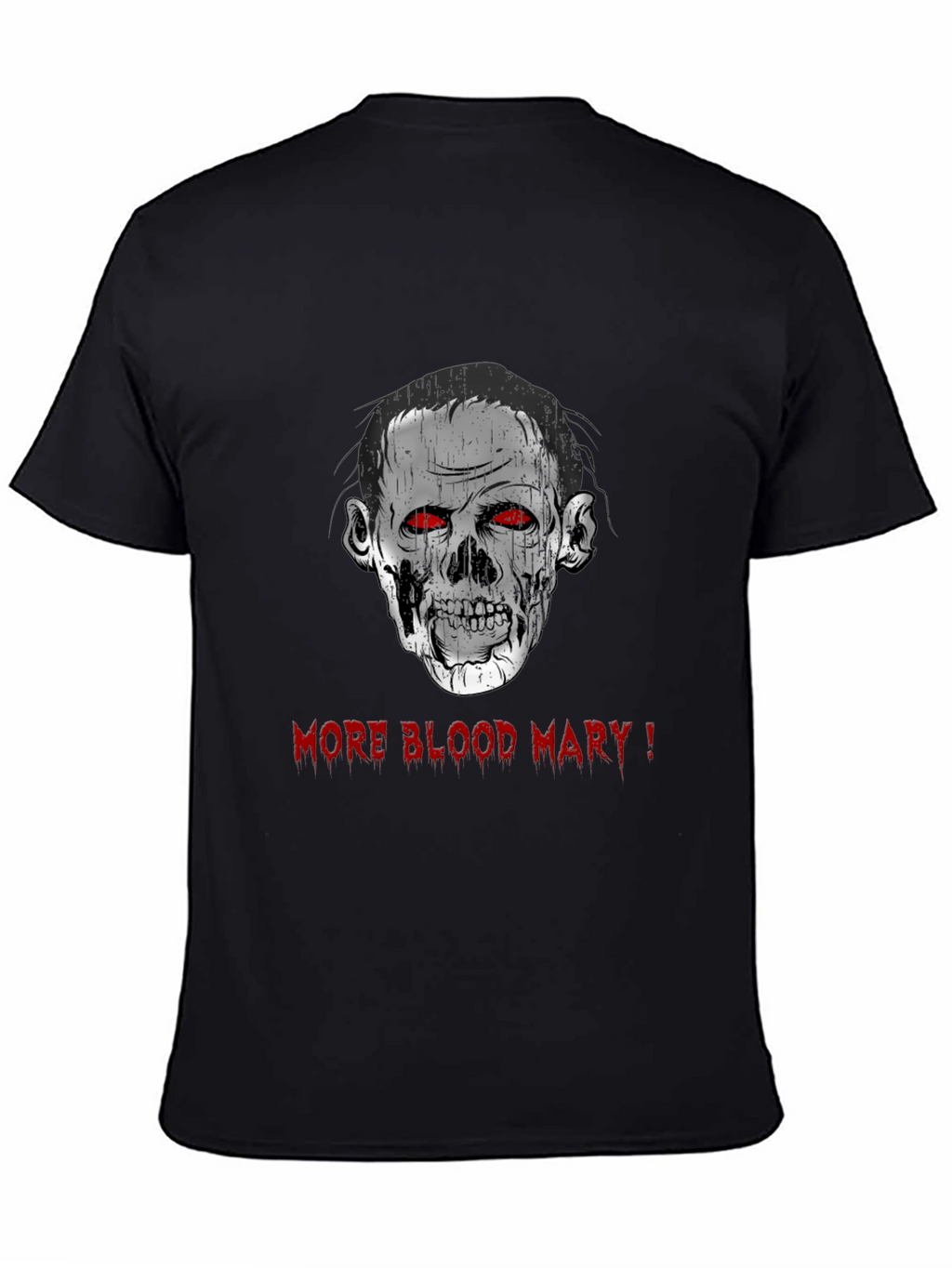 Zombie More Blood Mary! Graphic Black T-Shirt