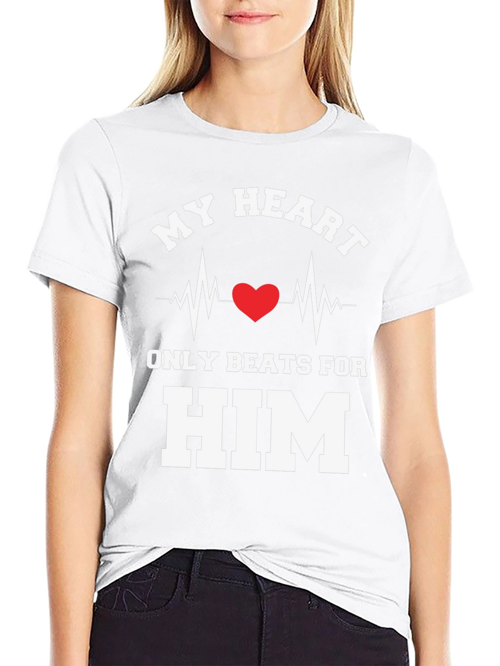 My Heart Beats For Him T-Shirt