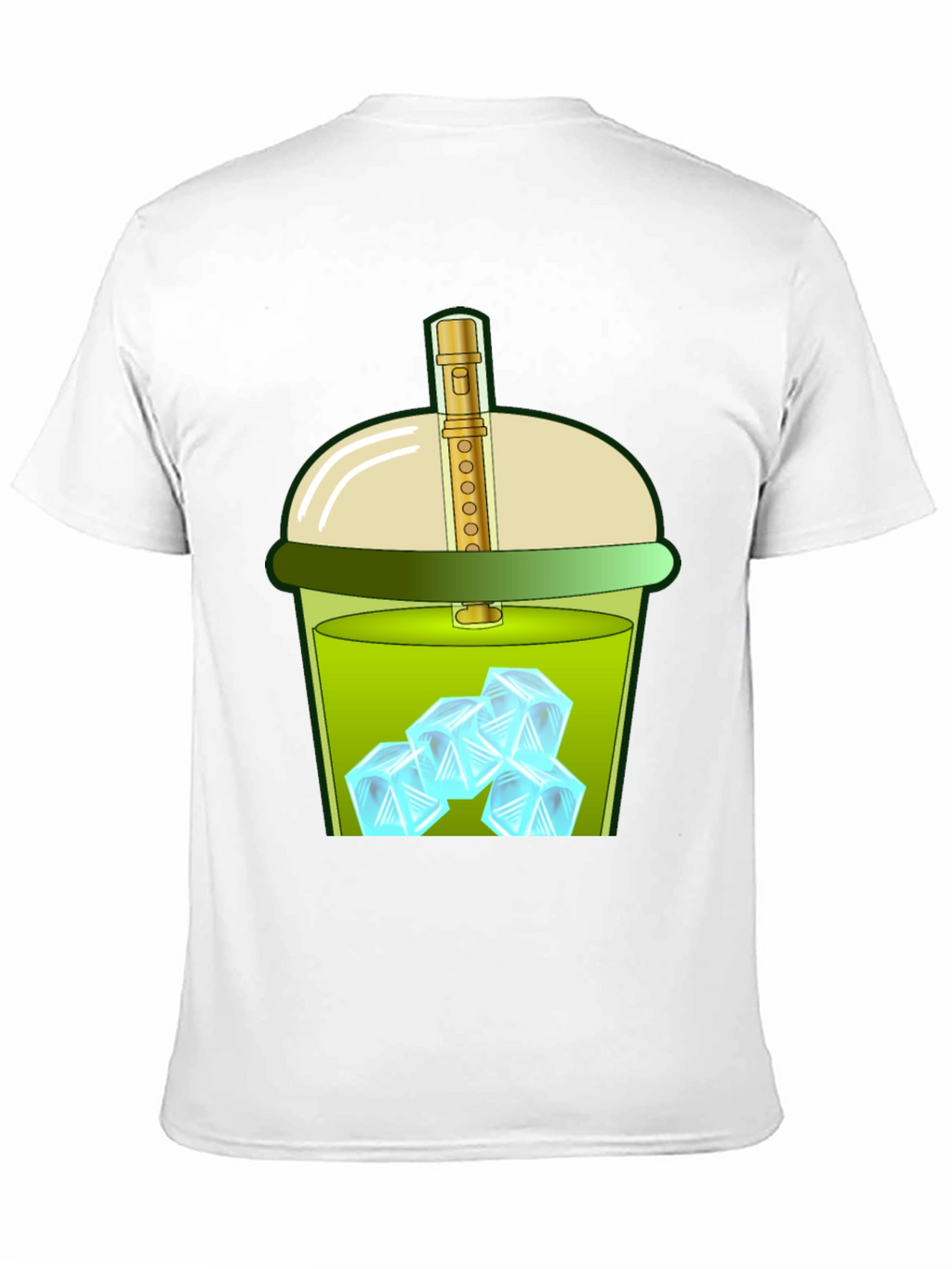 Iced Drink Graphic Tee - Trendy and Fun
