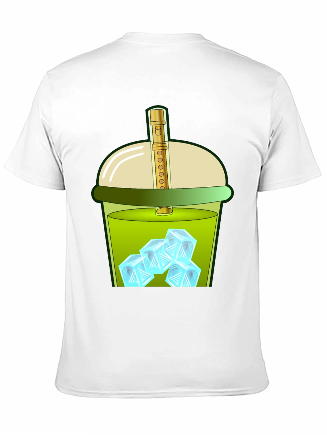 Iced Drink Graphic Tee - Trendy and Fun
