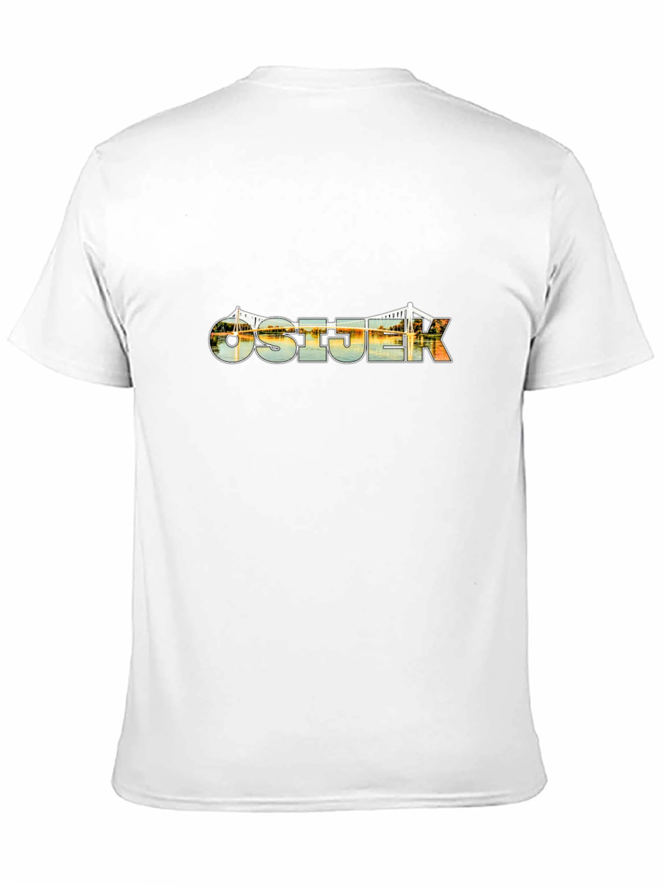 Osijek Bridge Graphic Black T-Shirt