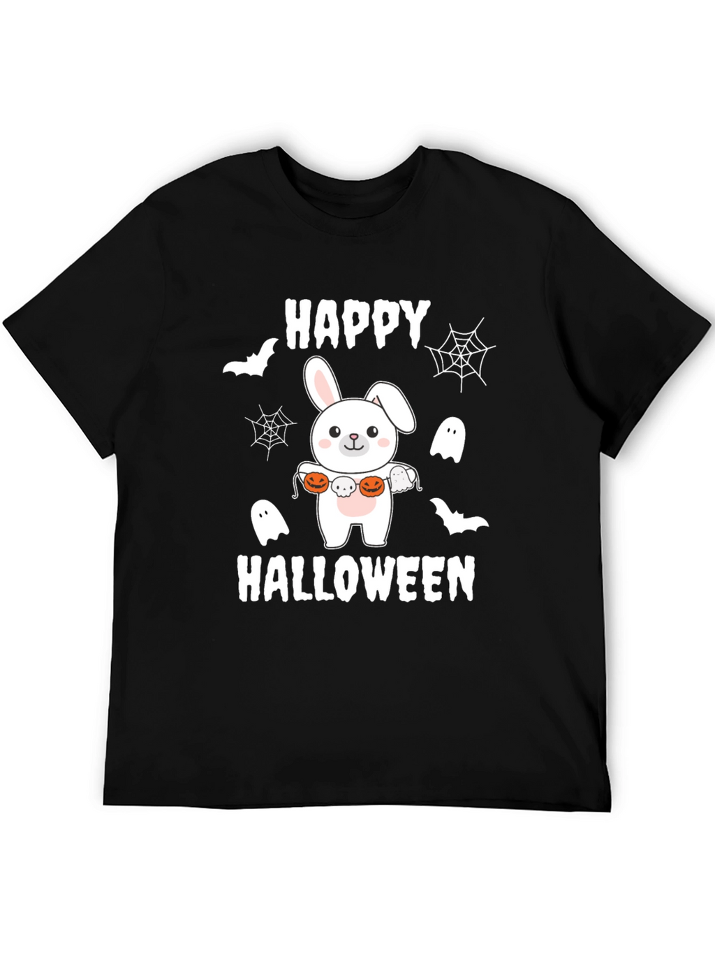 Happy Halloween Bunny T-Shirt - Spooky Cute Tee