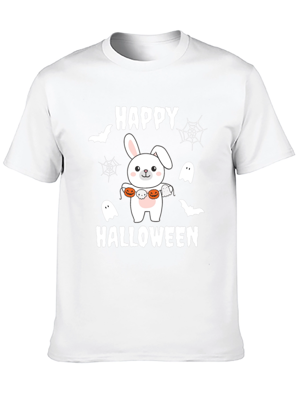 Happy Halloween Bunny T-Shirt - Spooky Cute Tee