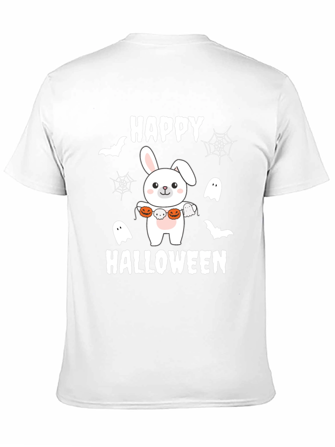 Happy Halloween Bunny T-Shirt - Spooky Cute Tee