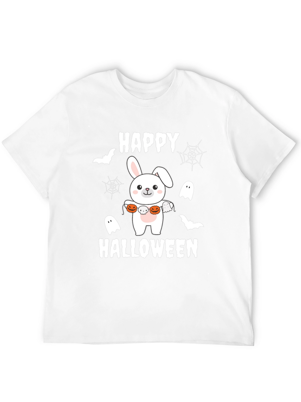 Happy Halloween Bunny T-Shirt - Spooky Cute Tee