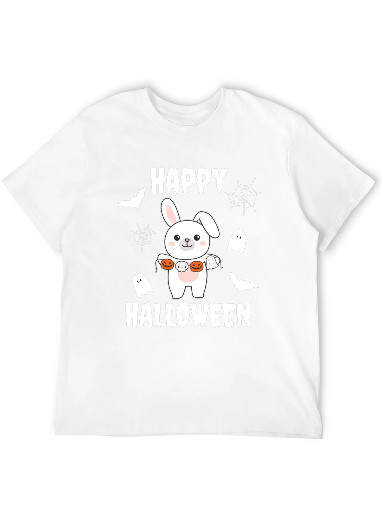 Happy Halloween Bunny T-Shirt - Spooky Cute Tee