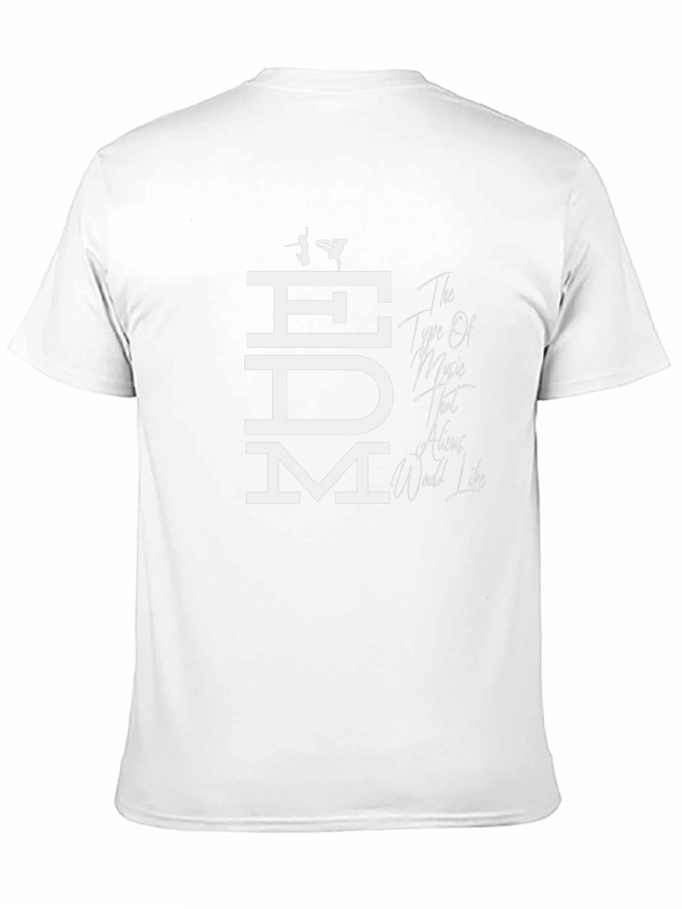 EDM Aliens Would Like Graphic Tee - Black T-Shirt