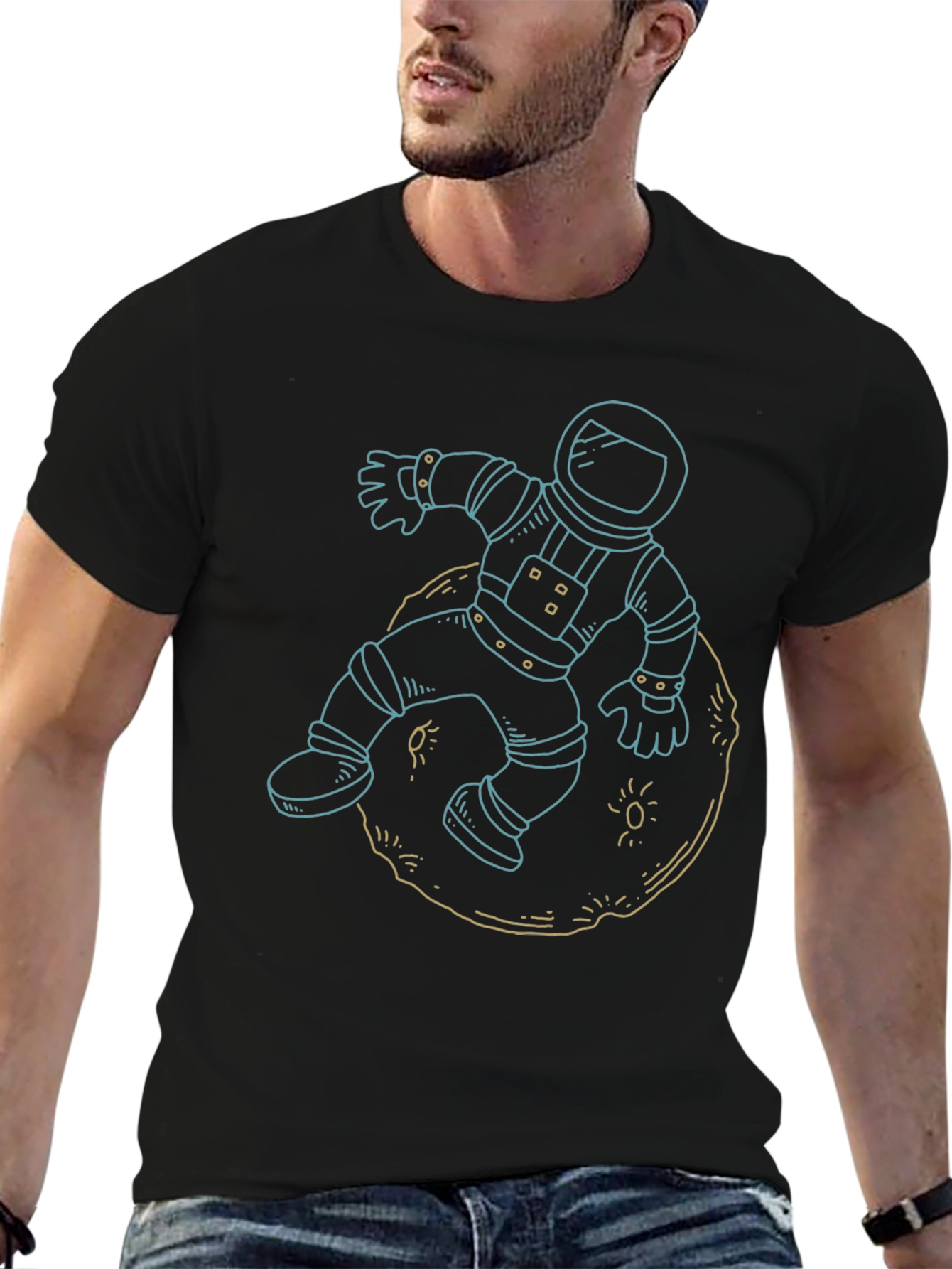 Astronaut Graphic Tee - Space Adventure