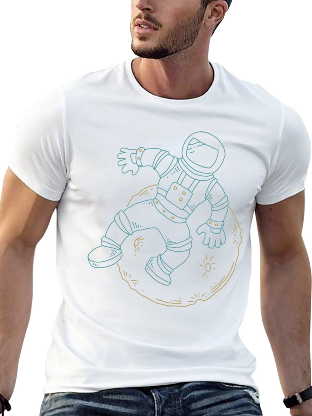 Astronaut Graphic Tee - Space Adventure