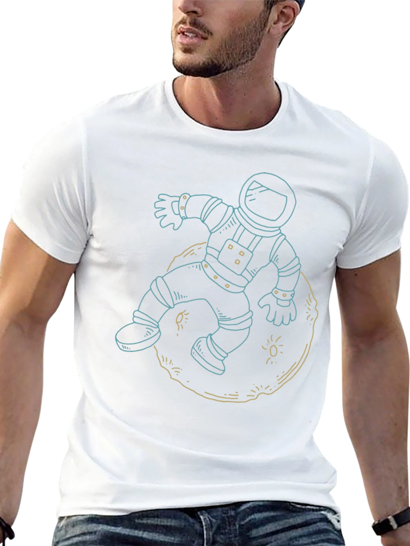 Astronaut Graphic Tee - Space Adventure