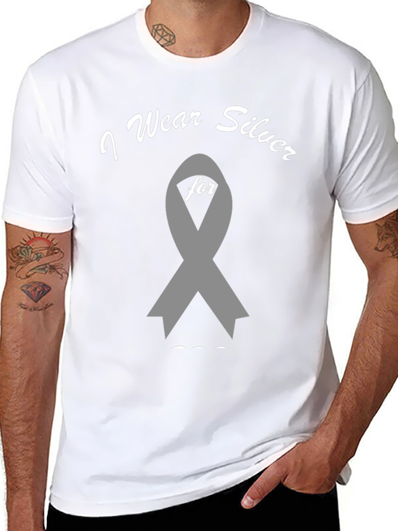 I Wear Silver T-Shirt