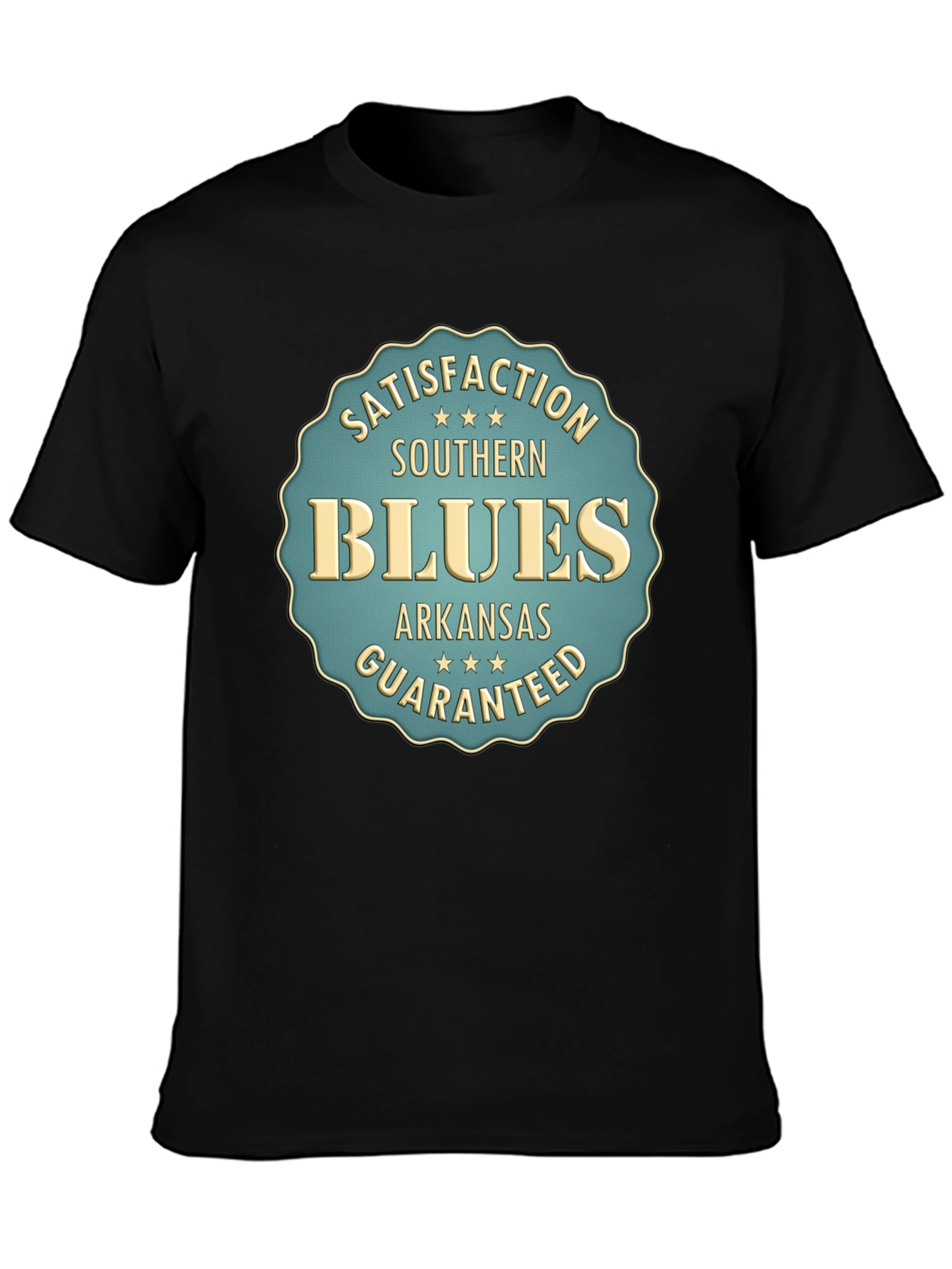 Southern Blues Tee - Arkansas Satisfaction Guaranteed