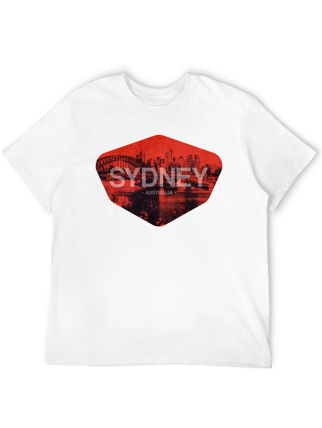 Sydney Australia Graphic Print Mens T-Shirt