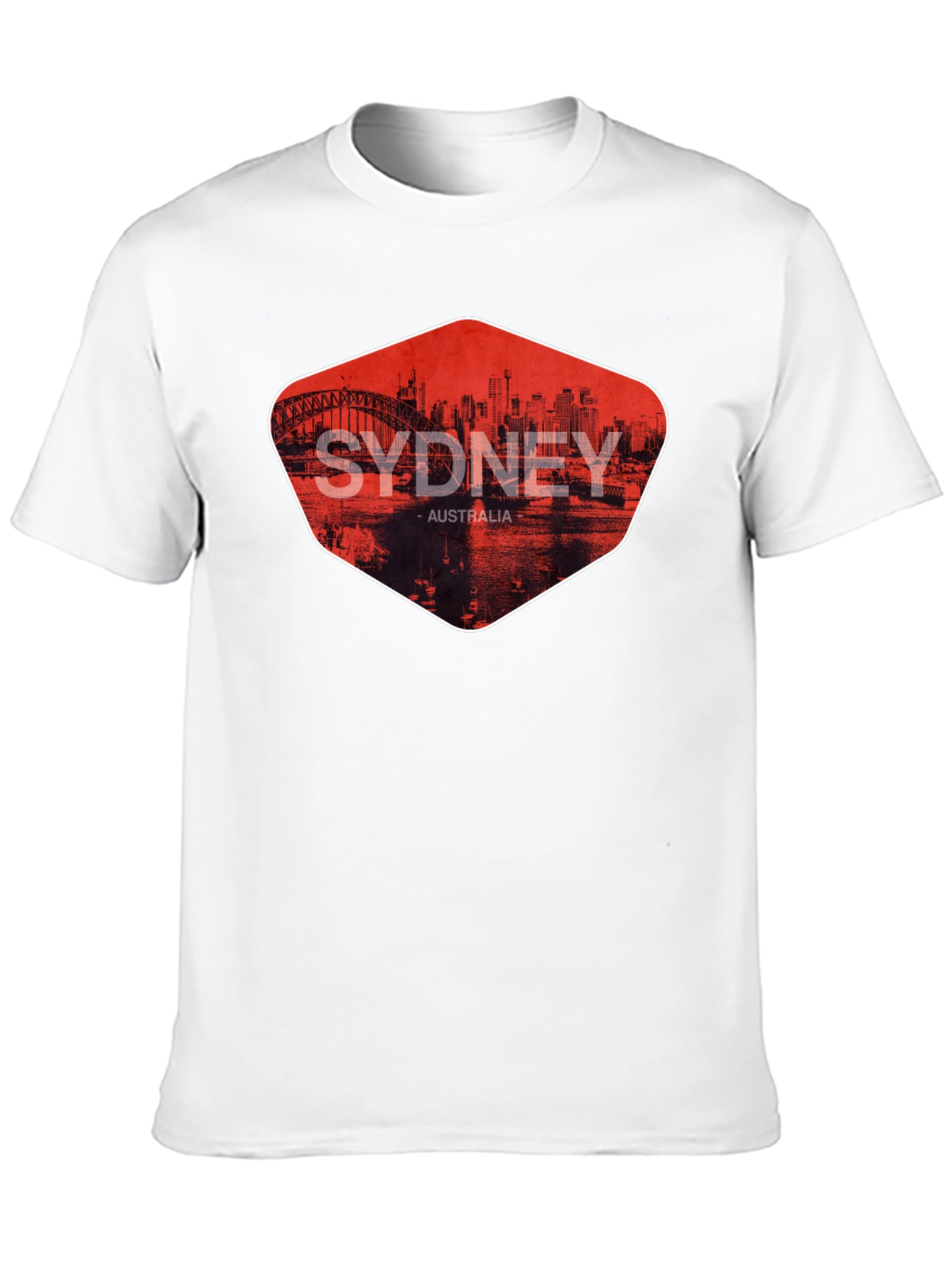 Sydney Australia Graphic Print Mens T-Shirt