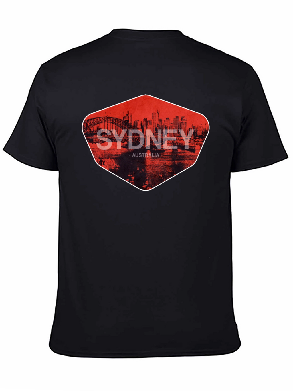 Sydney Australia Graphic Print Mens T-Shirt