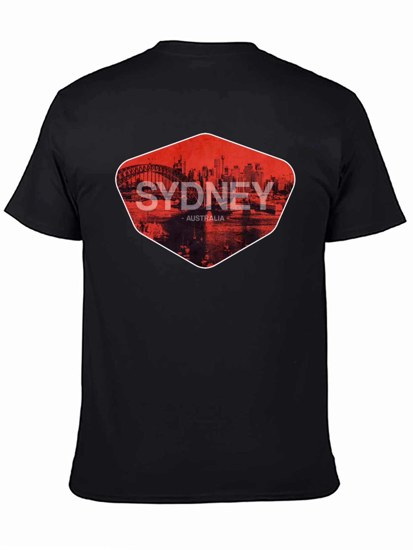 Sydney Australia Graphic Print Mens T-Shirt