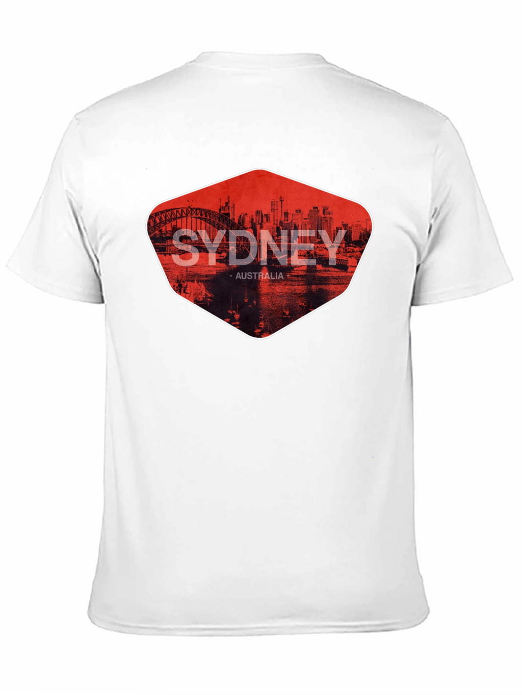 Sydney Australia Graphic Print Mens T-Shirt