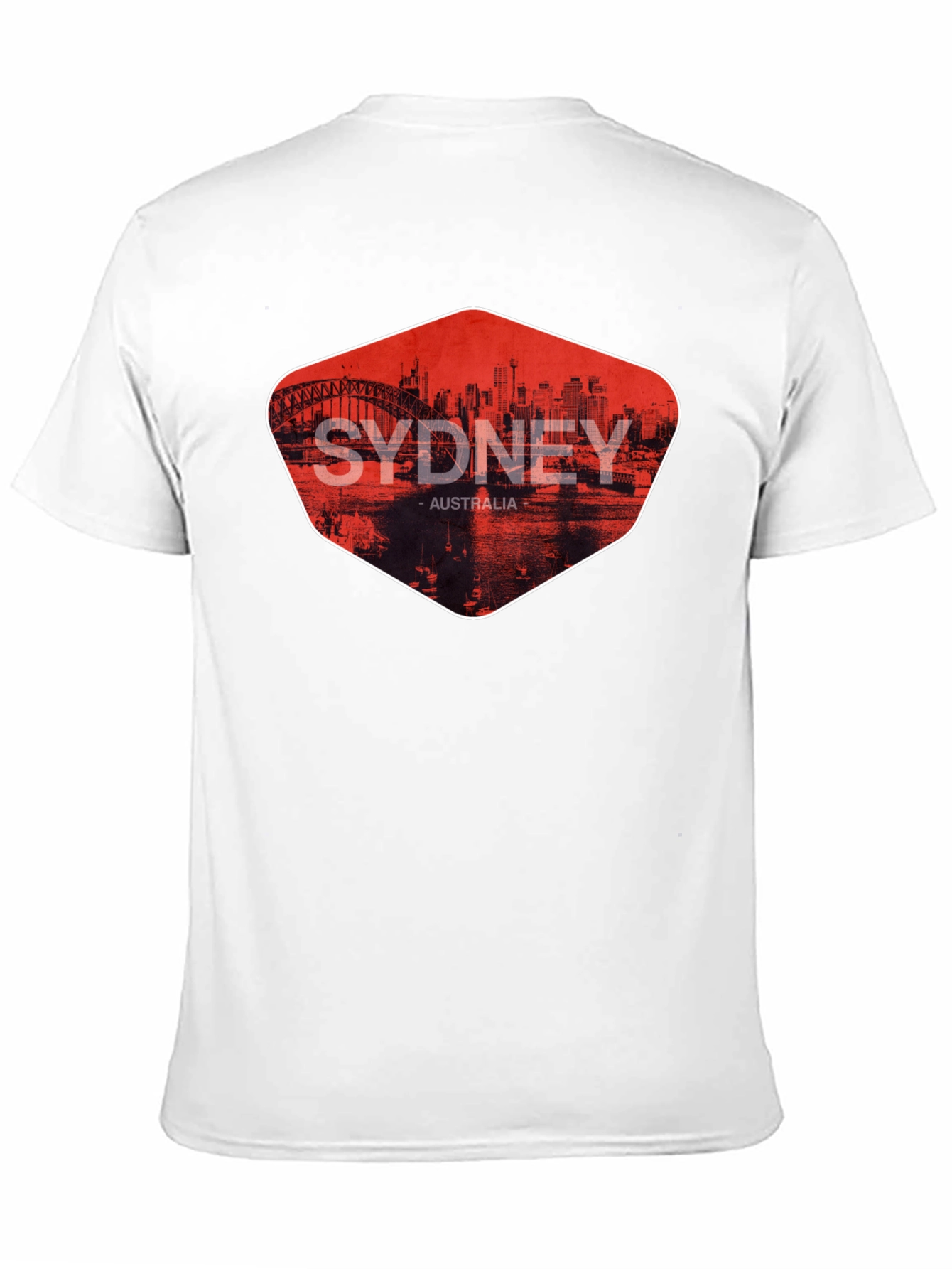 Sydney Australia Graphic Print Mens T-Shirt