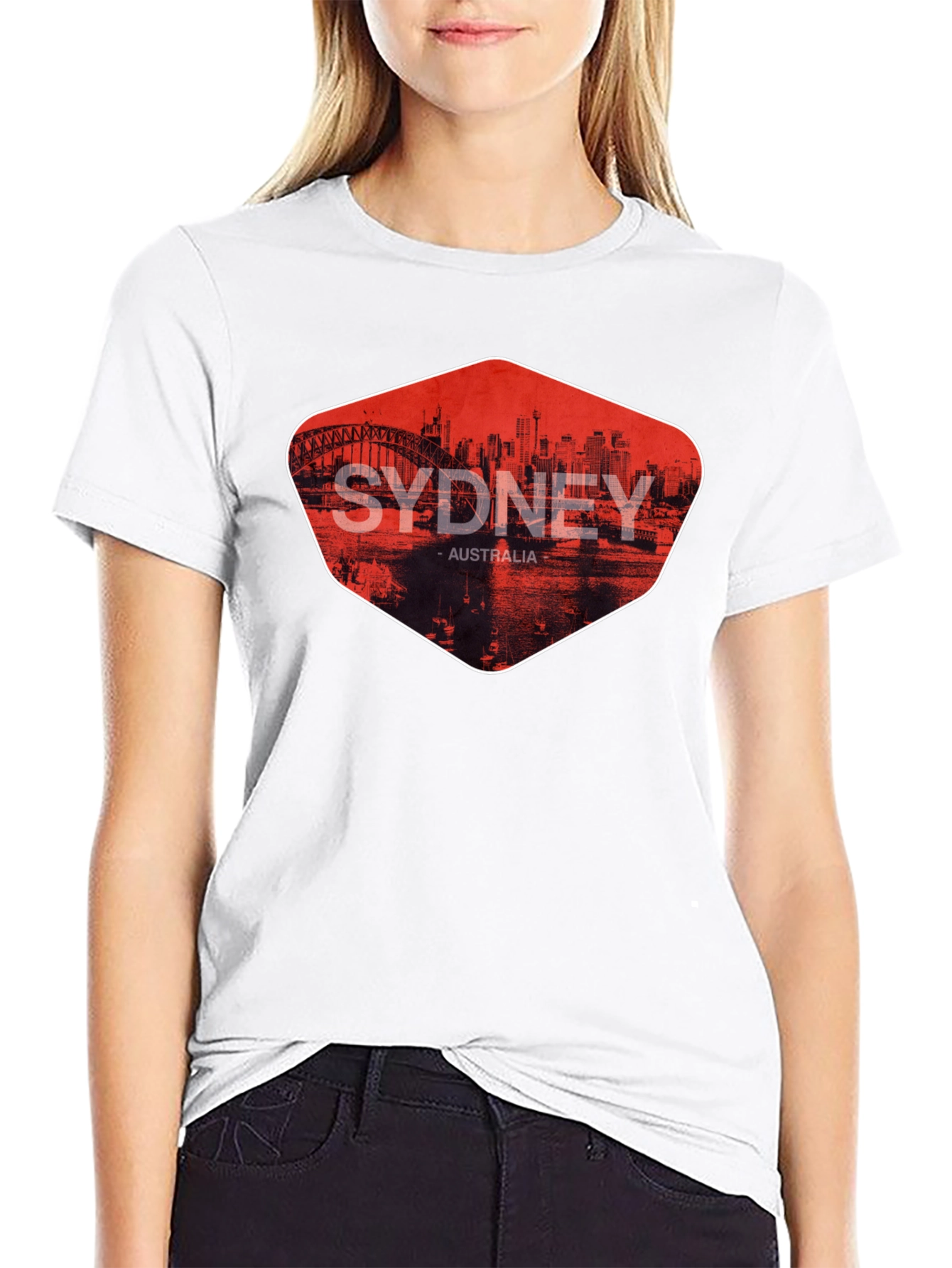 Sydney Australia Graphic Print Mens T-Shirt