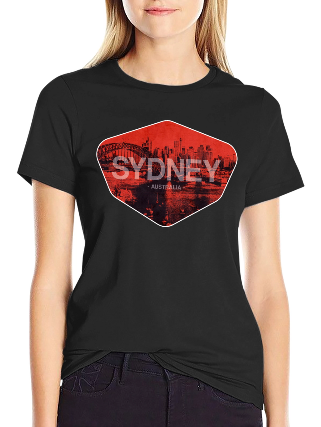 Sydney Australia Graphic Print Mens T-Shirt