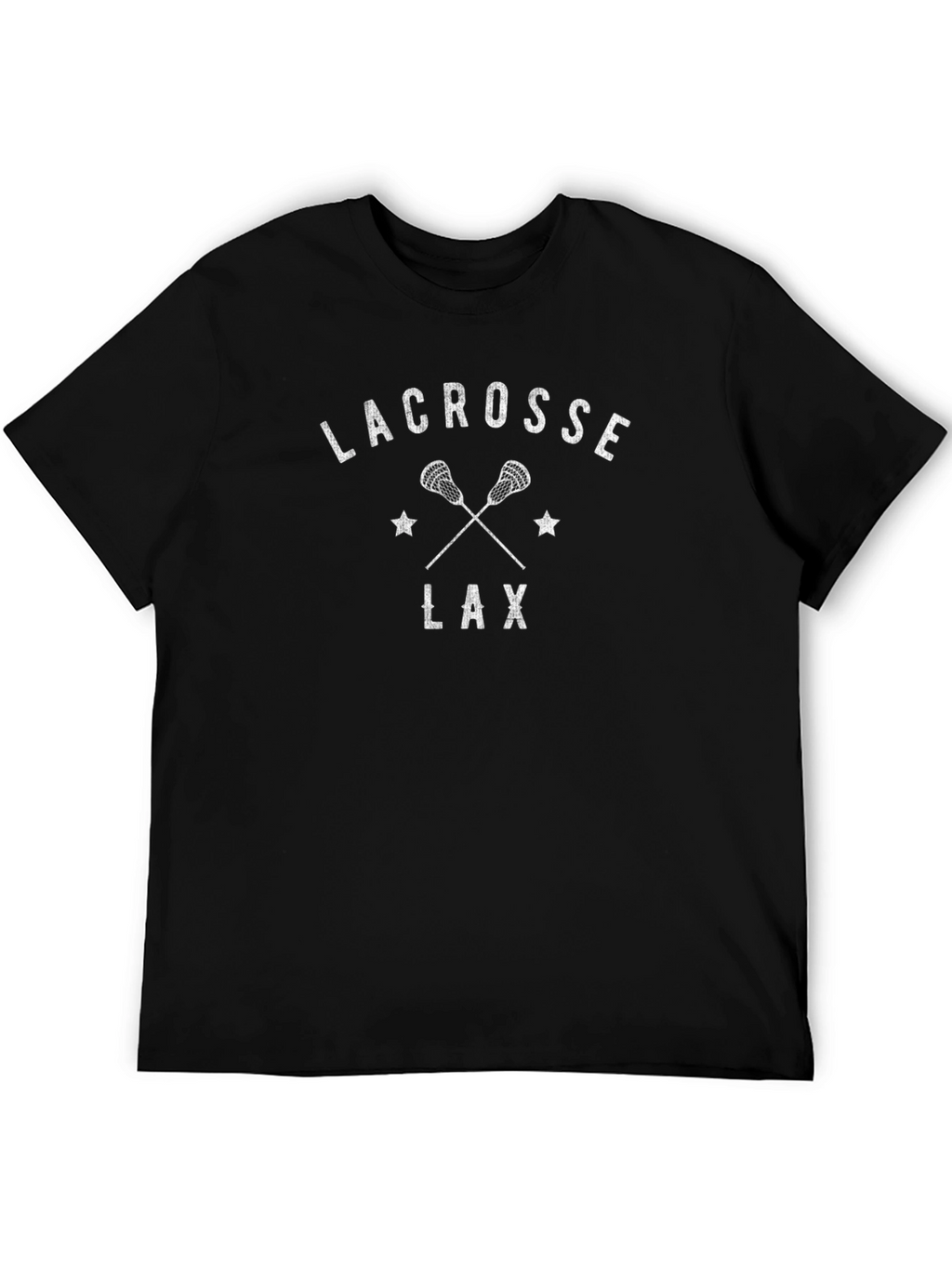 Lacrosse LAX Black Graphic T-Shirt