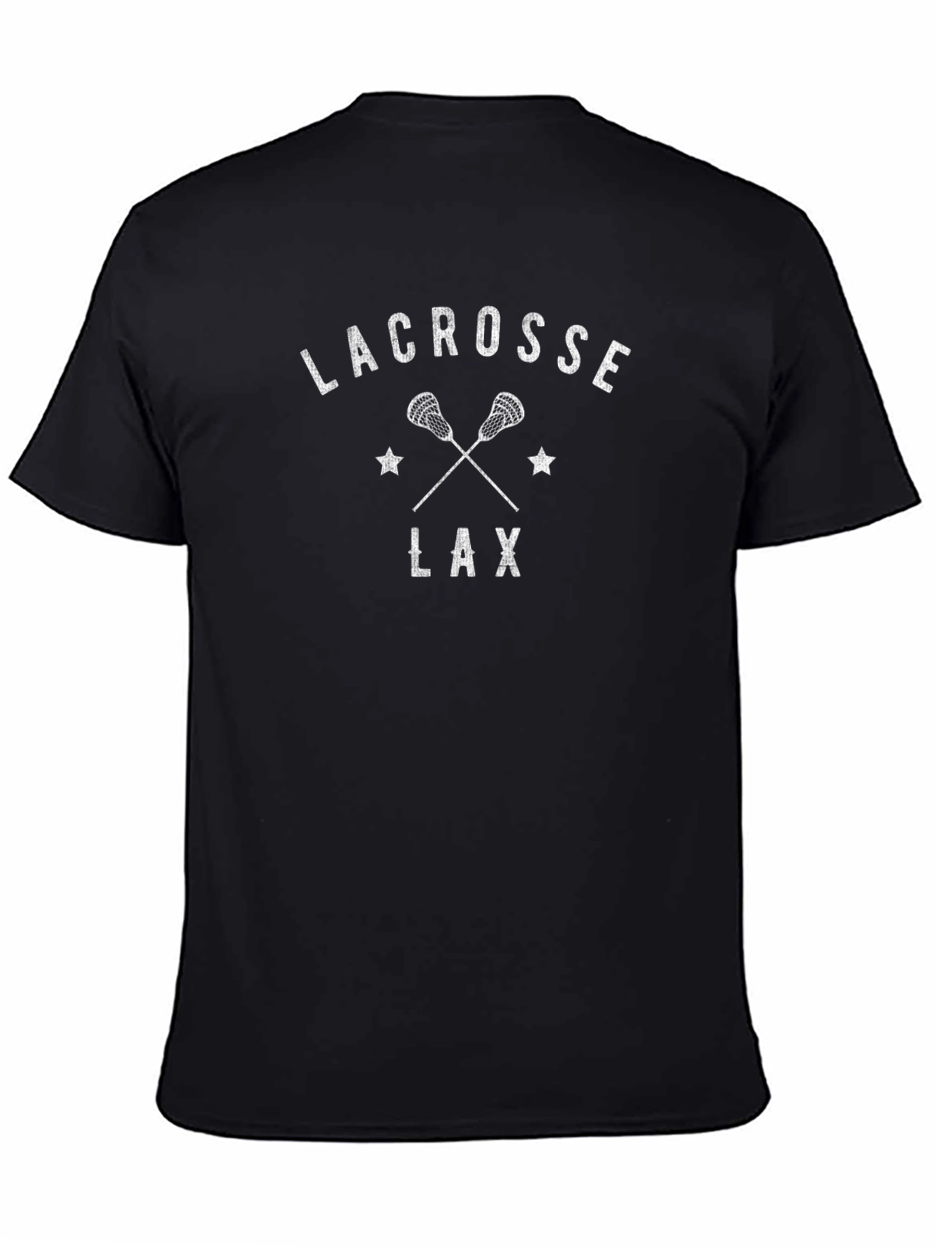 Lacrosse LAX Black Graphic T-Shirt
